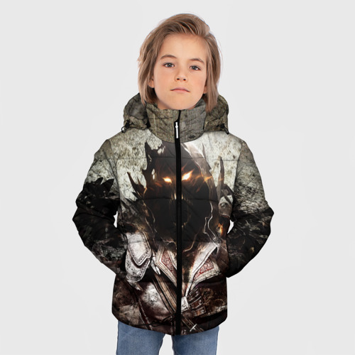 Зимняя куртка для мальчиков 3D Disturbed 10, цвет черный - фото 3
