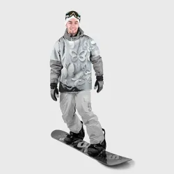 Накидка на куртку 3D Белоснежные бабочки