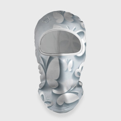 Балаклава 3D Белоснежные бабочки