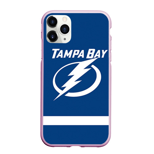 Чехол для iPhone 11 Pro матовый Tampa Bay Kucherov, цвет розовый