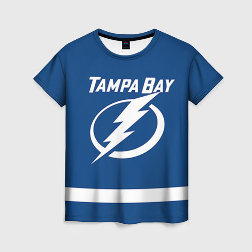 Женская футболка 3D с принтом Tampa Bay Nesterov, вид спереди #2