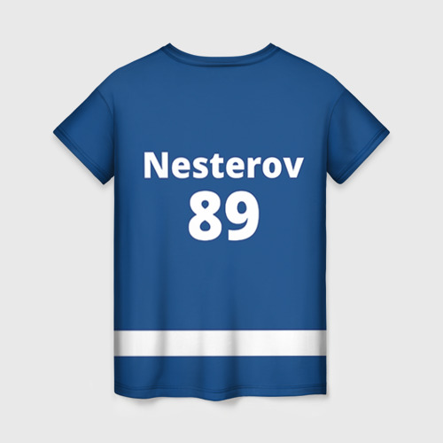 Женская футболка 3D с принтом Tampa Bay Nesterov, вид сзади #1