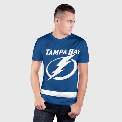 Мужская футболка 3D Slim Tampa Bay Vasilevskiy, цвет 3D печать - фото 3