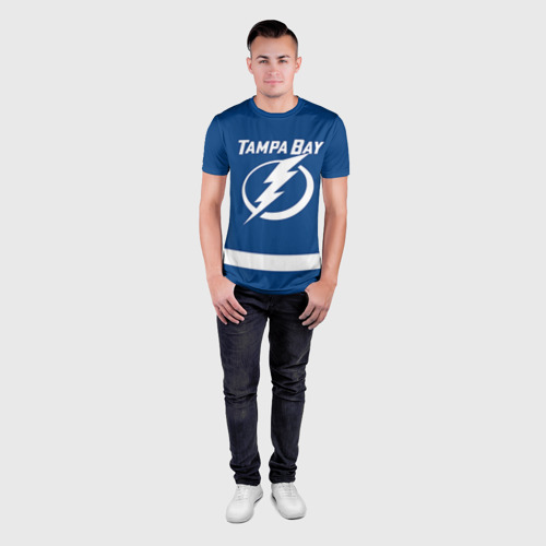 Мужская футболка 3D Slim Tampa Bay Vasilevskiy, цвет 3D печать - фото 4