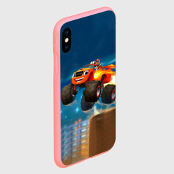 Чехол для iPhone XS Max матовый Вспыш и чудо-машинки - фото 2