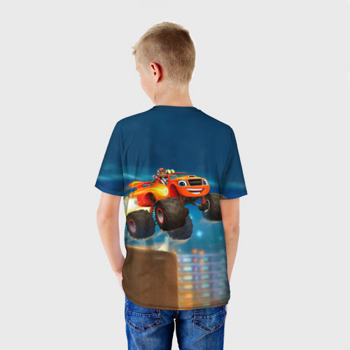 Детская футболка 3D Вспыш и чудо-машинки, цвет 3D печать - фото 4