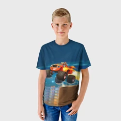 Детская футболка 3D Вспыш и чудо-машинки - фото 2