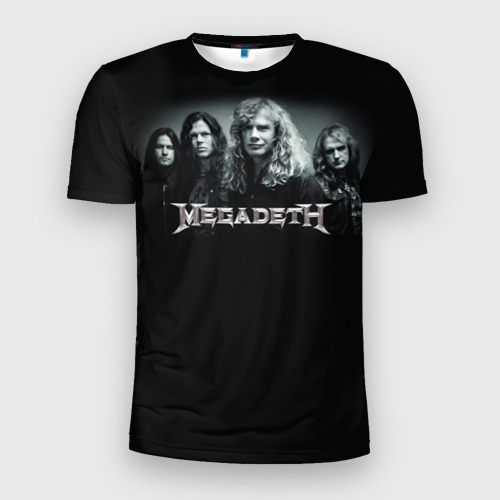 Мужская футболка 3D Slim Megadeth , цвет 3D печать