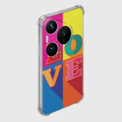 Чехол для Huawei Pura 70 Pro Love three-dimensional letters - фото 2