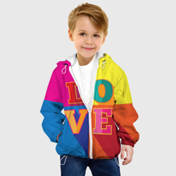 Детская куртка 3D Love three-dimensional letters - фото 2