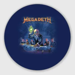 Круглый коврик для мышки Rust In Peace