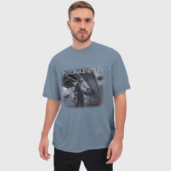 Мужская футболка oversize 3D Dystopia - фото 2