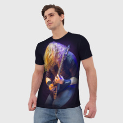 Мужская футболка 3D Dave Mustaine - фото 2