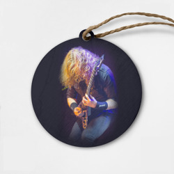 Деревянная игрушка круг Dave Mustaine