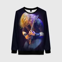 Женский свитшот 3D Dave Mustaine