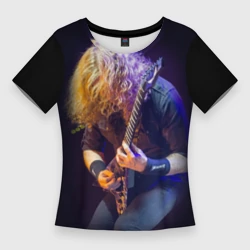 Женская футболка 3D Slim Dave Mustaine