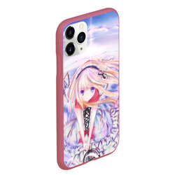 Чехол для iPhone 11 Pro Max матовый Anime angel in clouds - фото 2