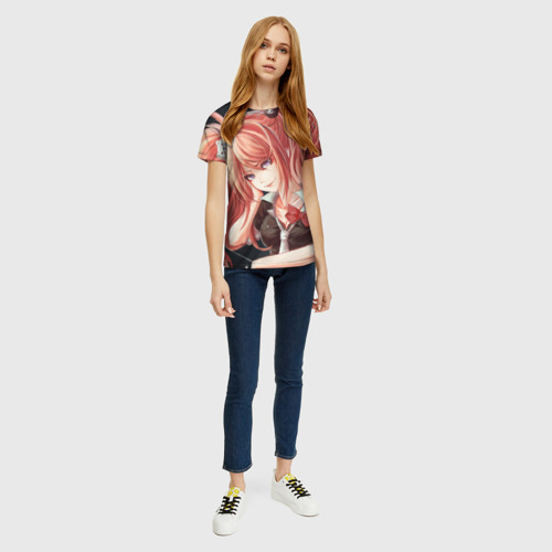 Женская футболка 3D Джунко Эношима, цвет 3D печать - фото 5