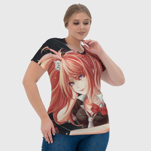 Женская футболка 3D Джунко Эношима, цвет 3D печать - фото 6