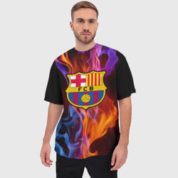 Мужская футболка oversize 3D Барселона - фото 2