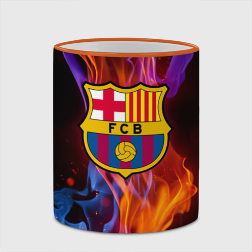 Кружка с полной запечаткой Барселона, цвет Кант оранжевый - фото 4