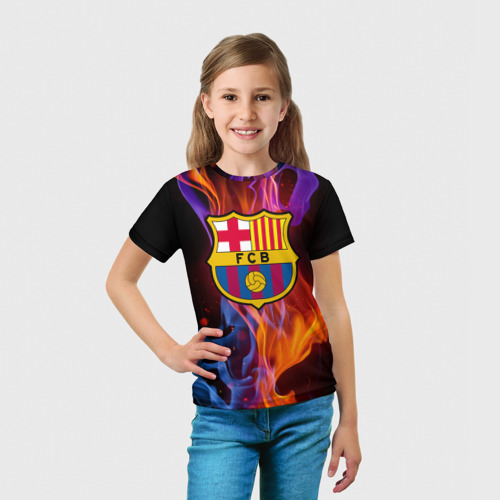 Детская футболка 3D Барселона, цвет 3D печать - фото 5