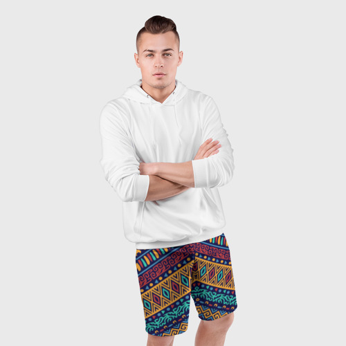 Мужские шорты спортивные Африка Africa, цвет 3D печать - фото 5