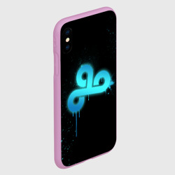 Чехол для iPhone XS Max матовый Cs:go - Cloud 9 Black collection - фото 2