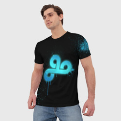 Мужская футболка 3D Cs:go - Cloud 9 Black collection - фото 2