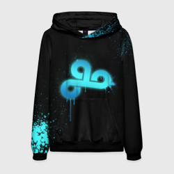 Мужская толстовка 3D Cs:go - Cloud 9 Black collection