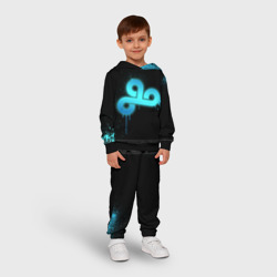 Детский костюм с толстовкой 3D Cs:go - Cloud 9 Black collection - фото 2