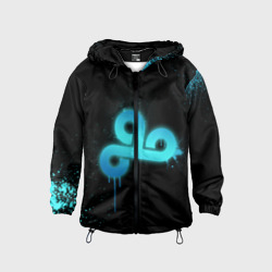 Детская ветровка 3D Cs:go - Cloud 9 Black collection