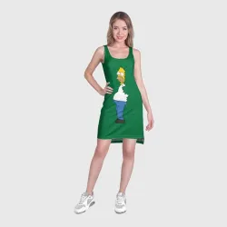 Платье-майка 3D Homer in the trees meme - фото 2