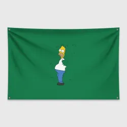 Флаг-баннер Homer in the trees meme