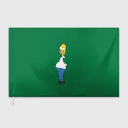 Флаг 3D Homer in the trees meme