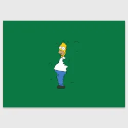 Поздравительная открытка Homer in the trees meme