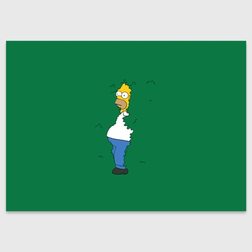 Поздравительная открытка Homer in the trees meme
