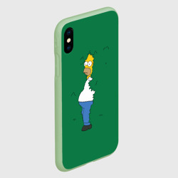 Чехол для iPhone XS Max матовый Homer in the trees meme - фото 2
