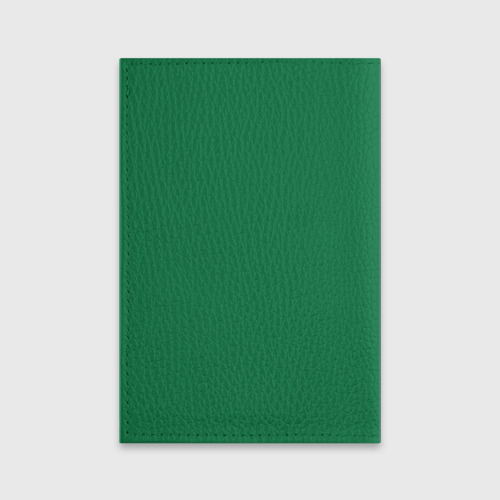 Обложка для паспорта матовая кожа Gomer, цвет зеленый - фото 2