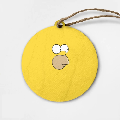 Деревянная игрушка круг Face gomer