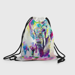 Рюкзак-мешок 3D Слоны