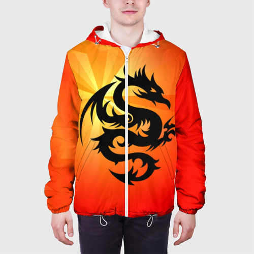 Мужская куртка 3D Дракон, цвет 3D печать - фото 4