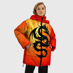 Женская зимняя куртка Oversize Дракон - фото 2