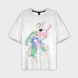 Мужская футболка oversize 3D Yoshino Himekawa and the one - eyed hare