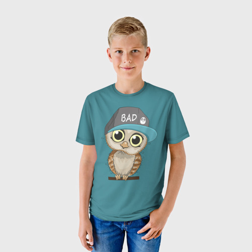Детская футболка 3D Сова мальчик (парная) - фото 3