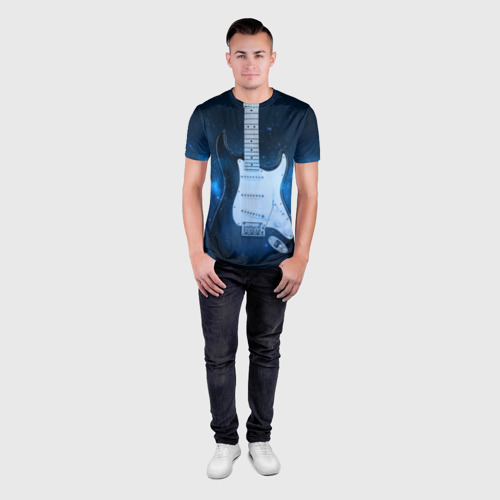 Мужская футболка 3D Slim Космическая гитара - фото 4