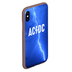 Чехол для iPhone XS Max матовый AC/DC - фото 2