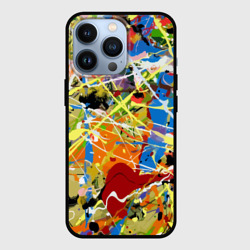Абстрактное искусство - яркие брызги – Чехол для iPhone 13 Pro с принтом купить