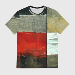 Мужская футболка 3D Абстрактная эклектика