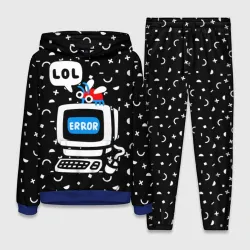 Женский костюм с толстовкой 3D Fatal Error